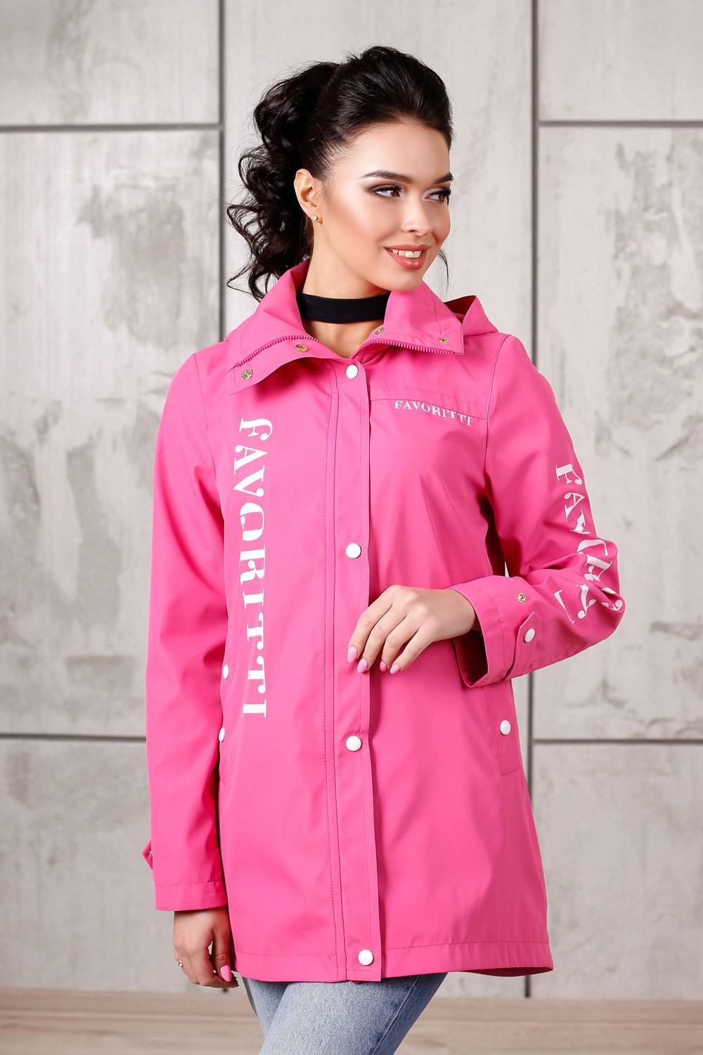 Куртка В-1024 МФ 101999 Тон 38 Ярко-розовый
