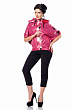 Куртка В-881 Aрт.102008 х/б+Print Тон 599 Ярко-розовый