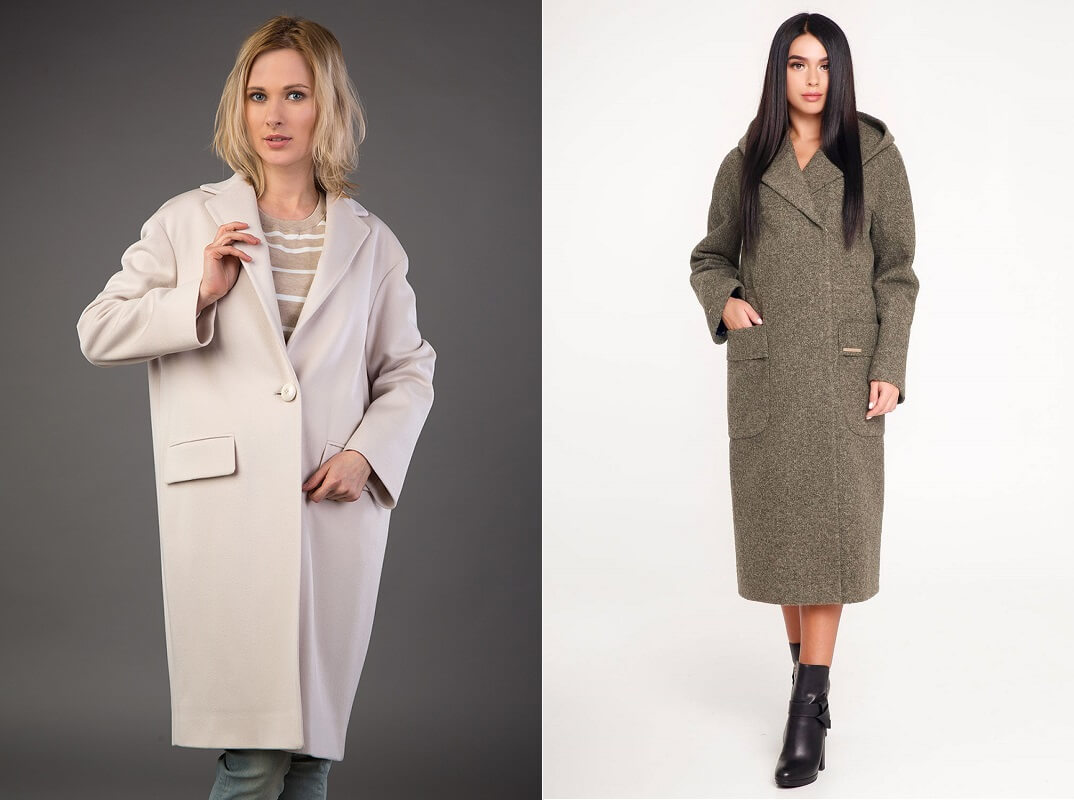 Фото - Какие бывают женские демисезонные пальто - Пальто-Кокон - Модные рекомендации