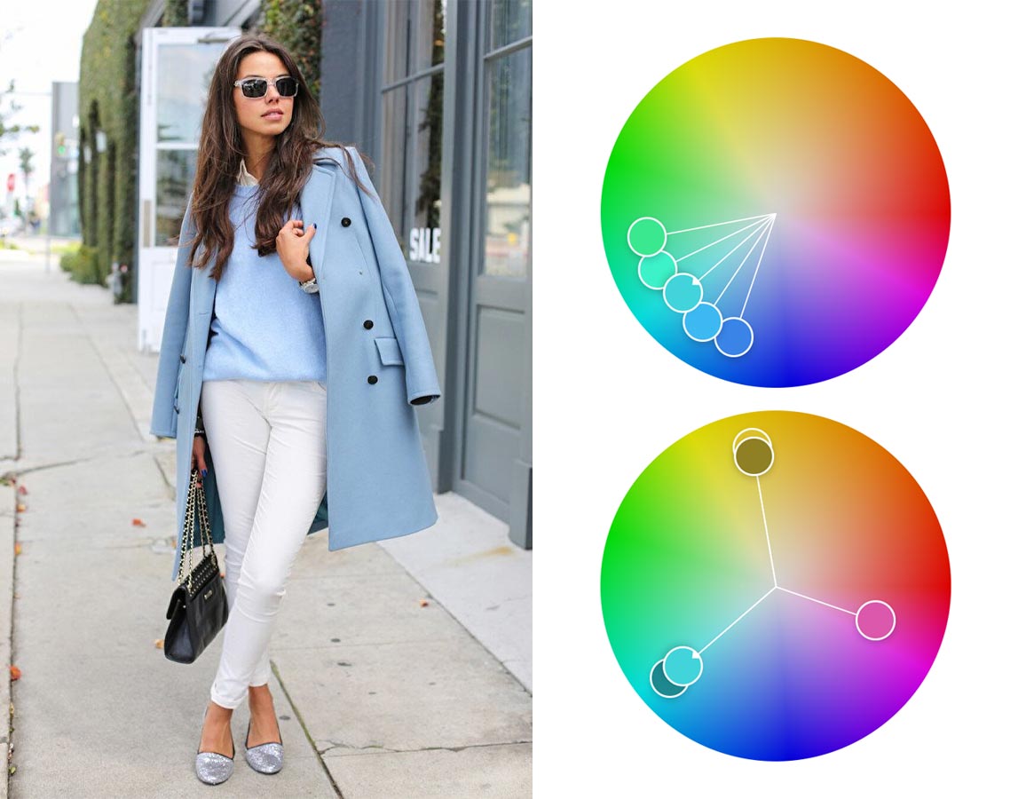 Как выбрать цвет одежды с помощью цветового круга