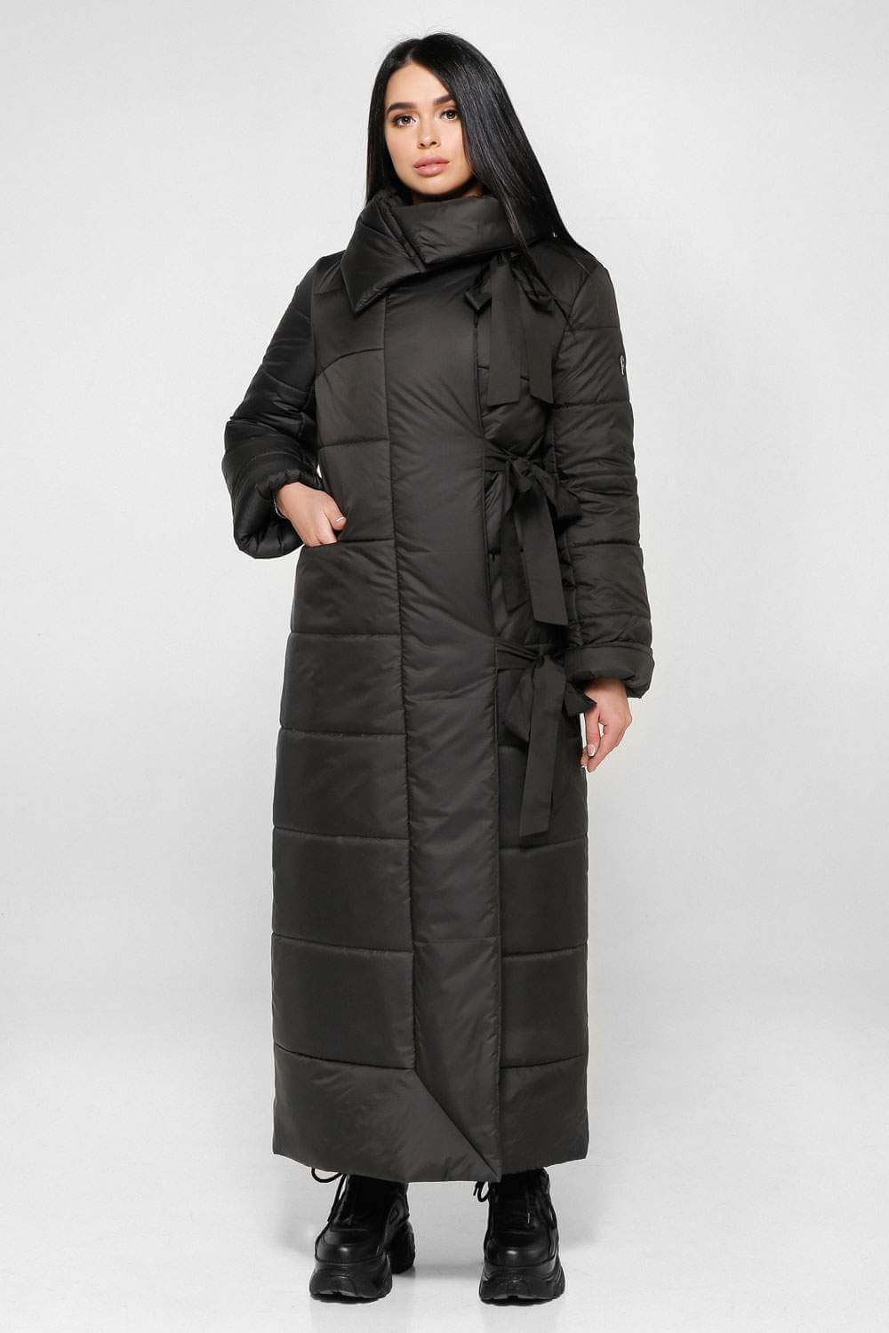 Стеганое женское демисезонное пальто oversize - Блог/Фаворитти