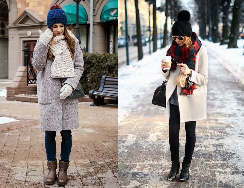 Какой шарф носить под женское зимнее пальто - Блог, Фаворитти