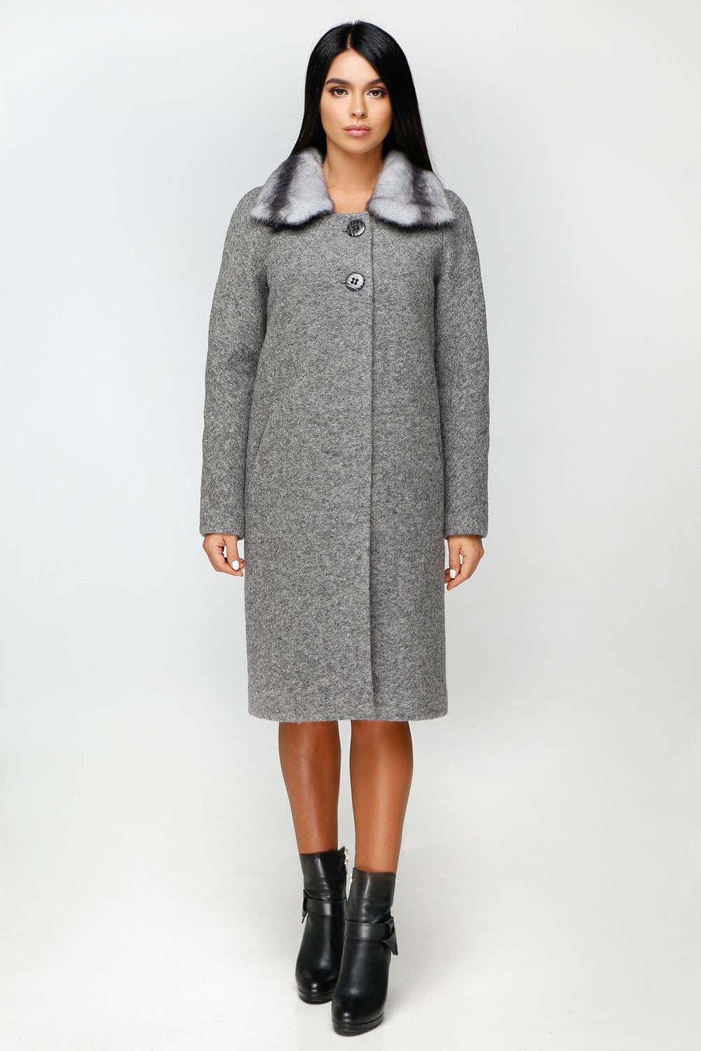 Классическое женское зимнее пальто с мехом - 1 - Блог/Фааворитти