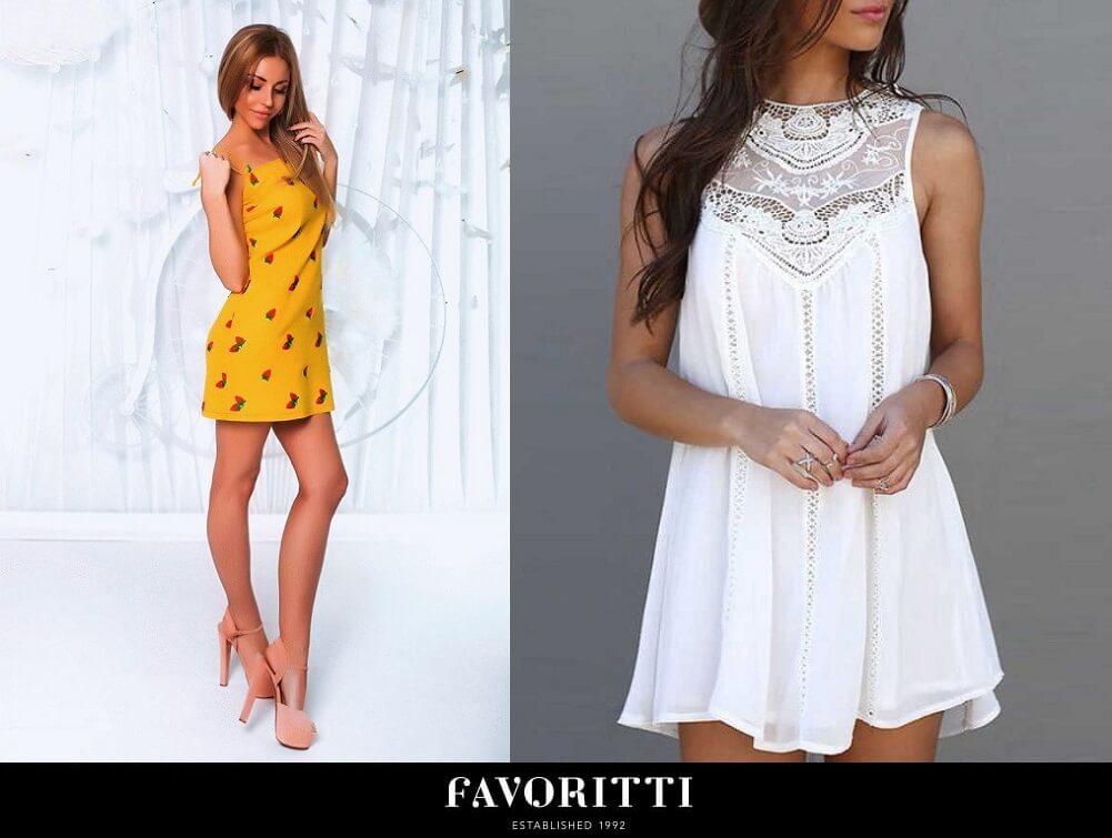 Чем отличается сарафан от платья - Модные рекомендации - Мини сарафан