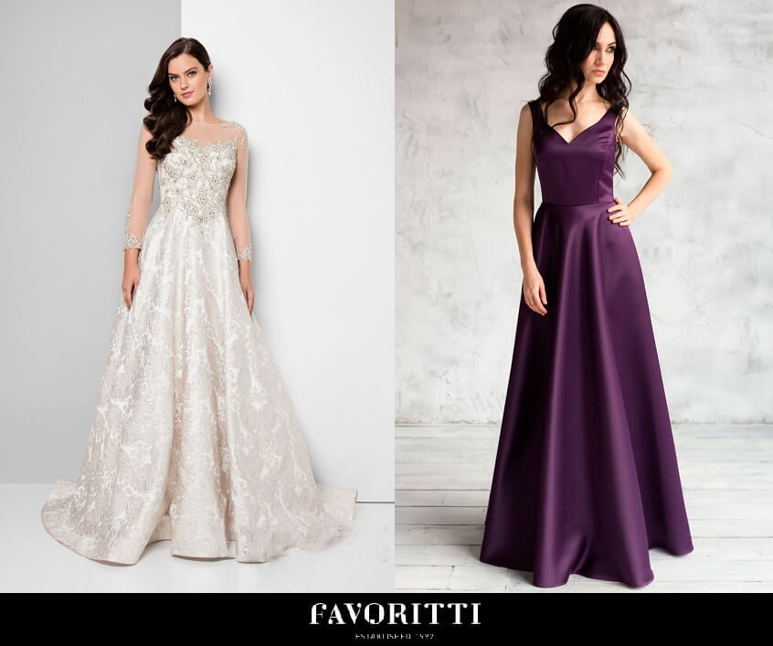 Vechernee plate A-siluet - modnyiy trend 2020 - 2021 godov